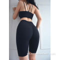 Nalgas de melocotón ropa exterior ajustada nalgas de cintura alta nalgas de secado rápido correr fitness deportes pantalones cortos de yoga